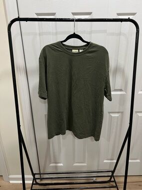 L.L. Bean Men’s Short-Sleeve Crewneck T-Shirt in Olive